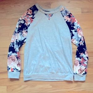 Papermoon floral sweatshirt size XS